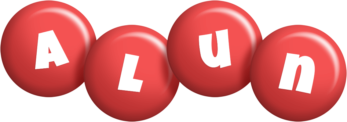 Alun candy-red logo