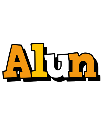 Alun cartoon logo