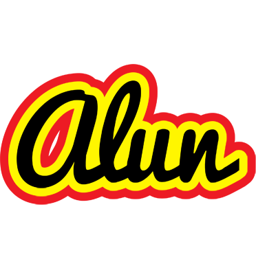 Alun flaming logo
