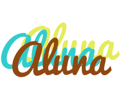 Aluna cupcake logo