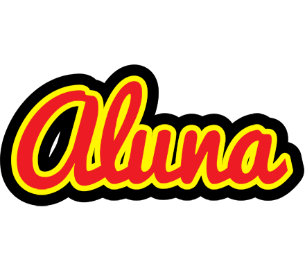 Aluna fireman logo