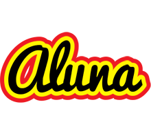 Aluna flaming logo