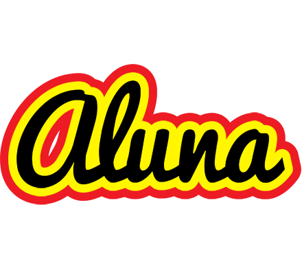 Aluna flaming logo
