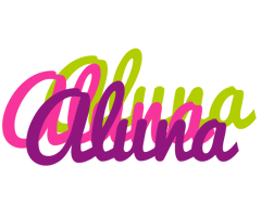 Aluna flowers logo