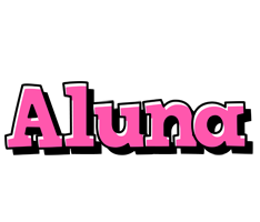 Aluna girlish logo