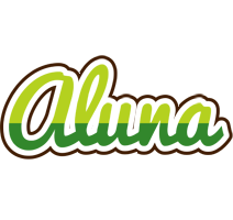 Aluna golfing logo