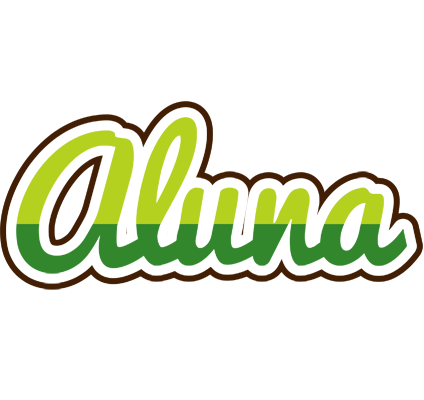 Aluna golfing logo