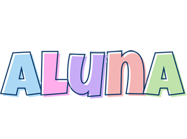 Aluna pastel logo