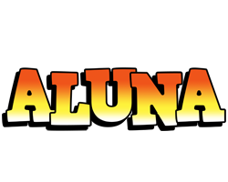 Aluna sunset logo