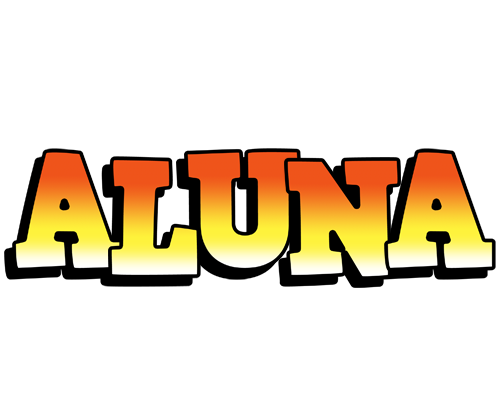 Aluna sunset logo