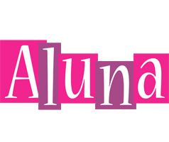 Aluna whine logo