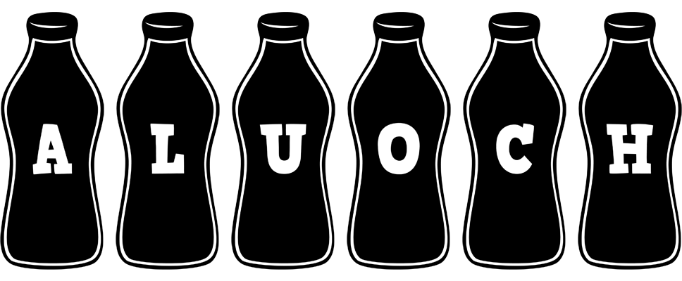 Aluoch bottle logo