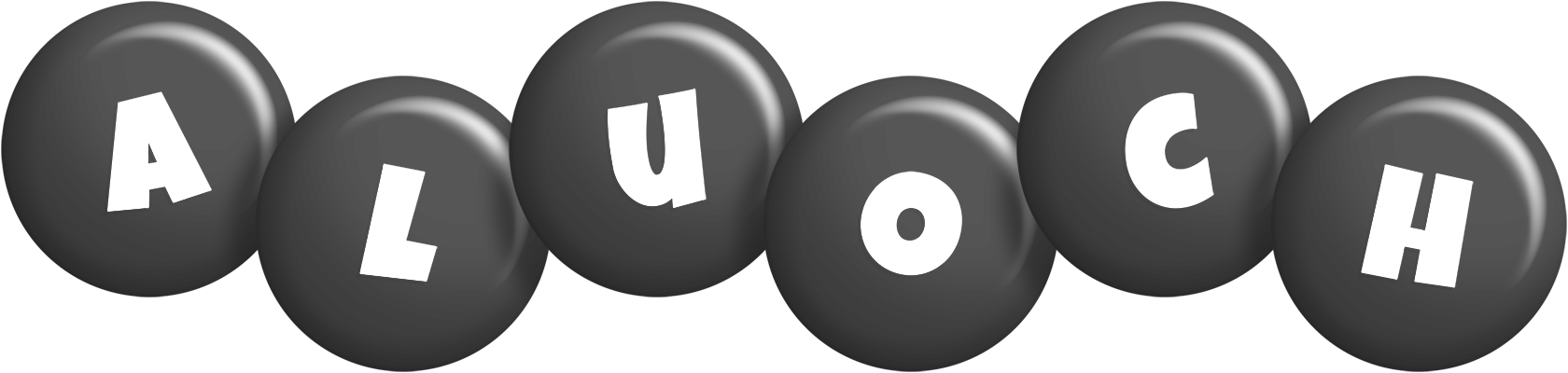 Aluoch candy-black logo