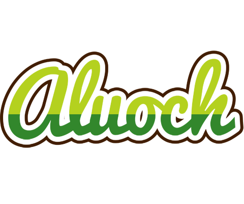 Aluoch golfing logo