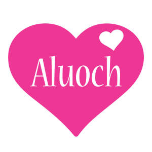 Aluoch love-heart logo