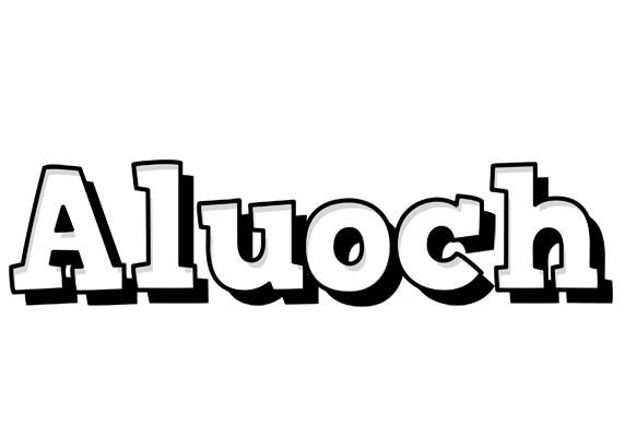 Aluoch snowing logo