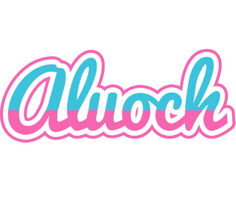 Aluoch woman logo