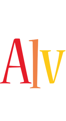 Alv birthday logo