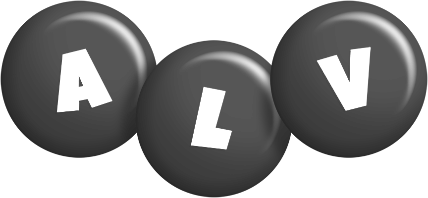 Alv candy-black logo
