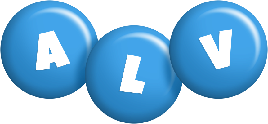 Alv candy-blue logo