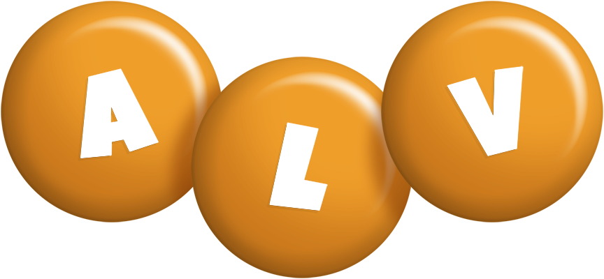 Alv candy-orange logo