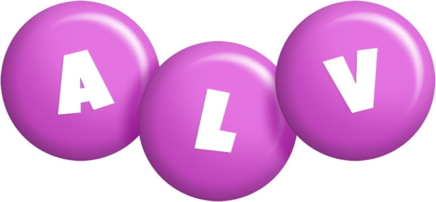 Alv candy-purple logo
