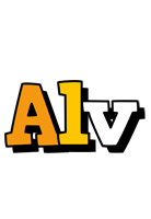 Alv cartoon logo