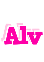 Alv dancing logo