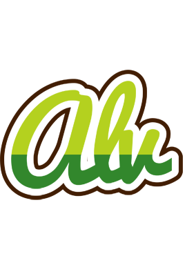 Alv golfing logo