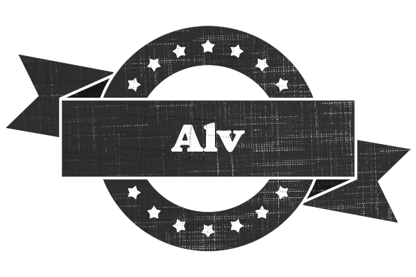 Alv grunge logo