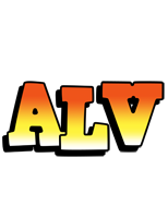 Alv sunset logo