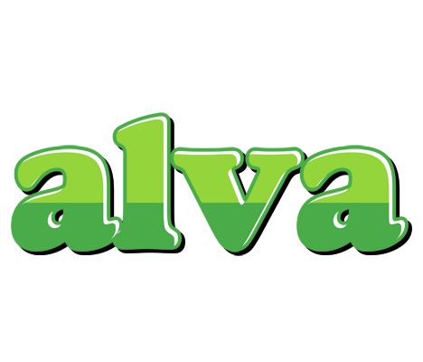 Alva apple logo