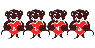 Alva bear logo