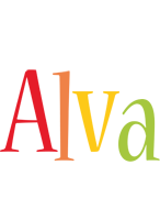 Alva birthday logo