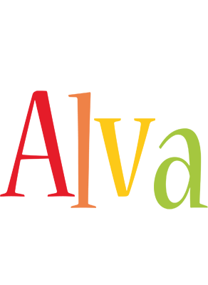 Alva birthday logo