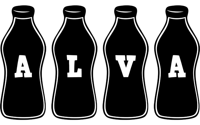 Alva bottle logo