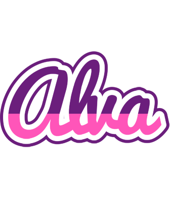 Alva cheerful logo