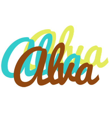 Alva cupcake logo