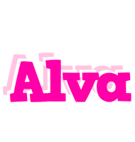 Alva dancing logo