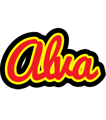 Alva fireman logo