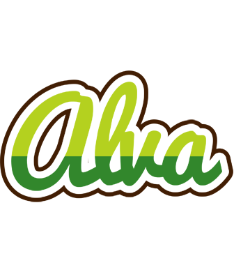 Alva golfing logo