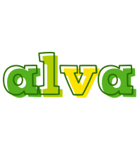 Alva juice logo