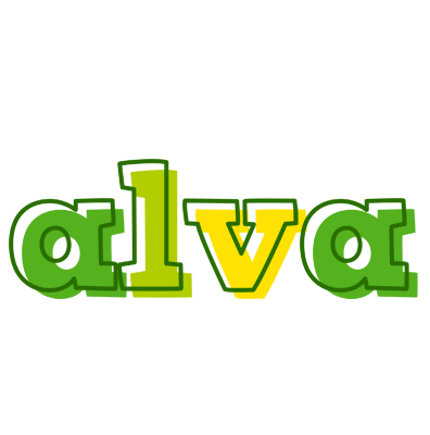 Alva juice logo