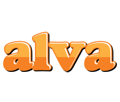 Alva orange logo