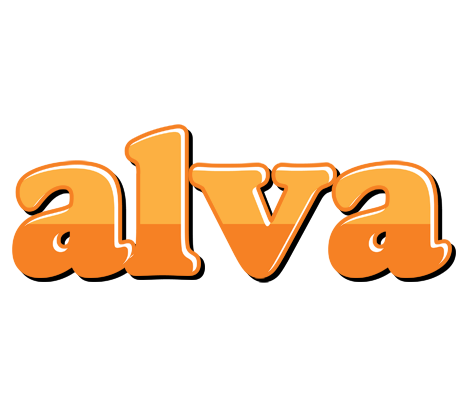 Alva orange logo