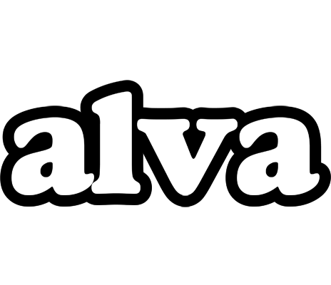 Alva panda logo