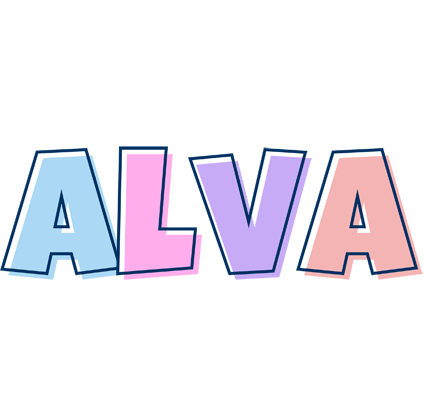Alva pastel logo