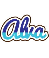 Alva raining logo