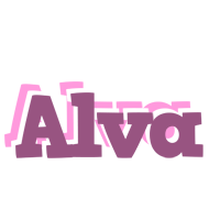 Alva relaxing logo