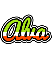 Alva superfun logo